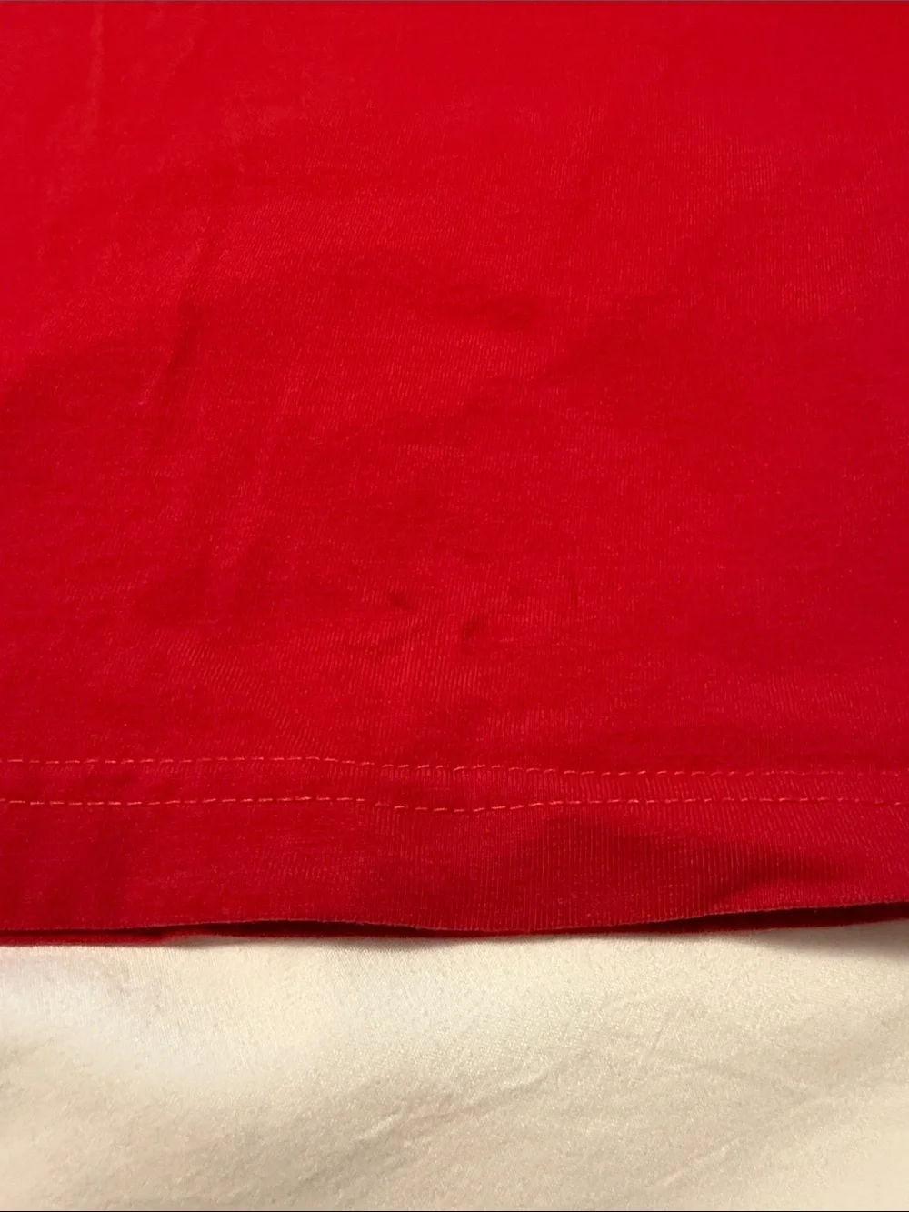 Ralph Lauren Bright Red Short Sleeve Tee with Navy Pony